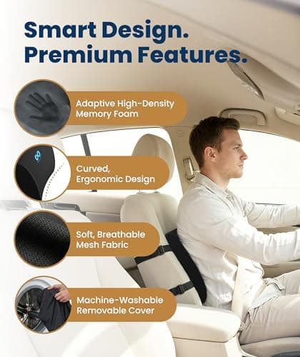 Everlasting Comfort Lumbar Support Pillow for Office Chair and Car review